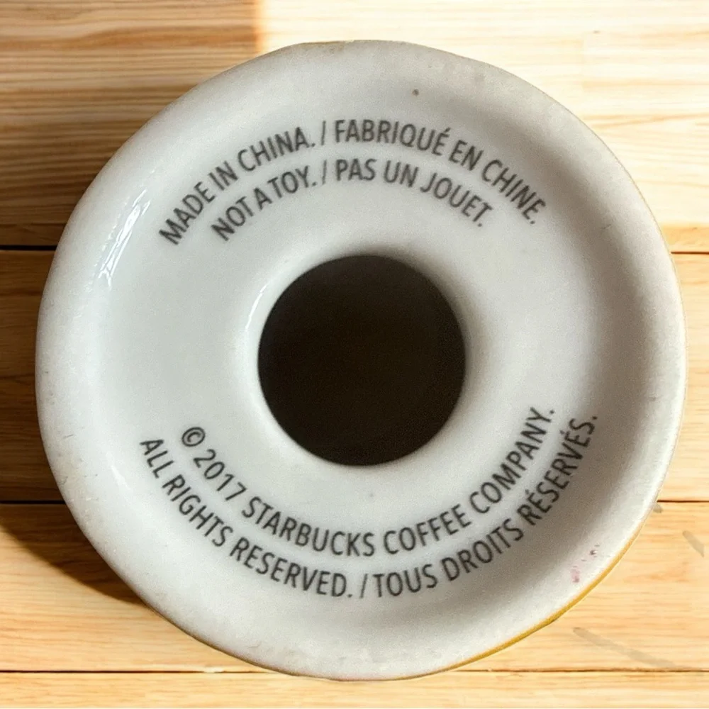 Starbucks Texas “Lone Star State” Mini Cup Ornament (2017) Collectible Ceramic